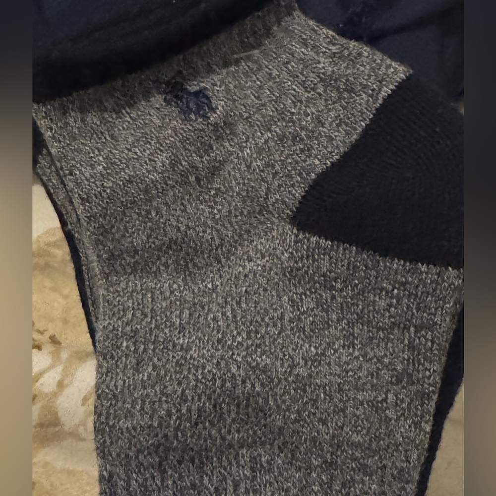 polo ralph lauren navy socks (2 pairs ) read description